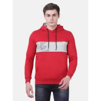 tbase Mens Solid Hooded Sweatshirt